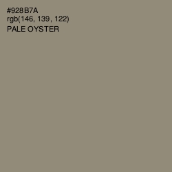 #928B7A - Pale Oyster Color Image
